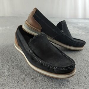 Democrata Shoes Mens Size‎ 9 Slip On Loafer Leather Comfort Casual Dress Brazil